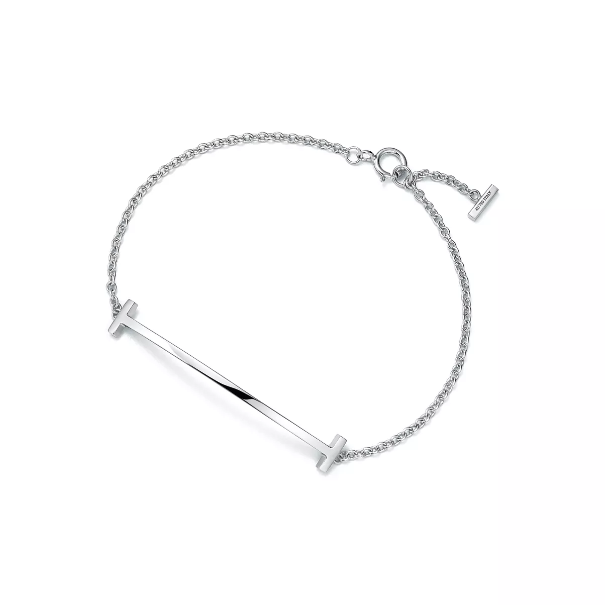 Smile Bracelet in White Gold