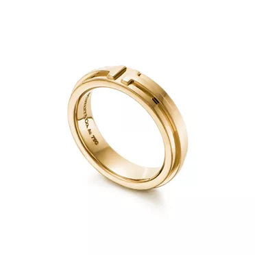 Tiffany T:Narrow Ring in Yellow Gold, 3