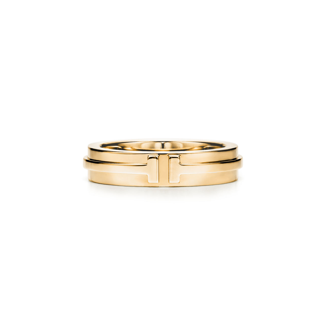 Tiffany T:Narrow Ring in Yellow Gold image number 0