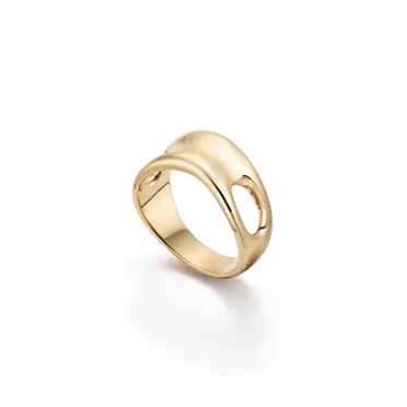 Elsa Peretti&reg;:Open Side Ring in Yellow Gold, 3