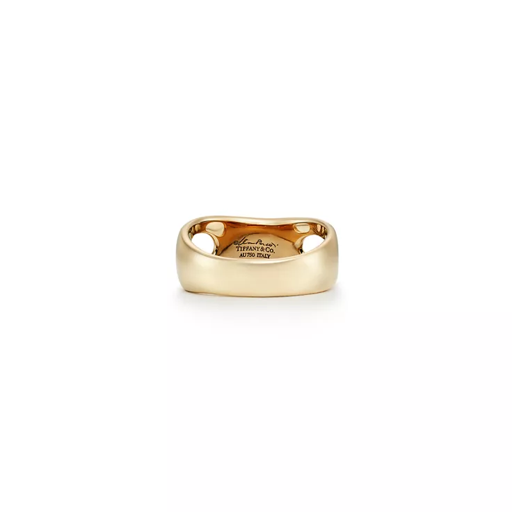 Elsa Peretti&reg;:Open Side Ring in Yellow Gold, 4