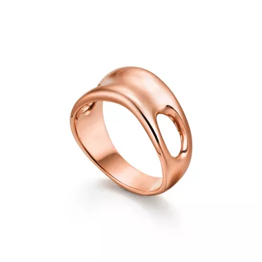 Elsa Peretti&reg;:Open Side Ring in Rose Gold, 3