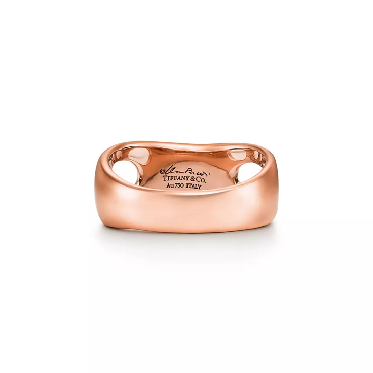 Elsa Peretti&reg;:Open Side Ring in Rose Gold, 4