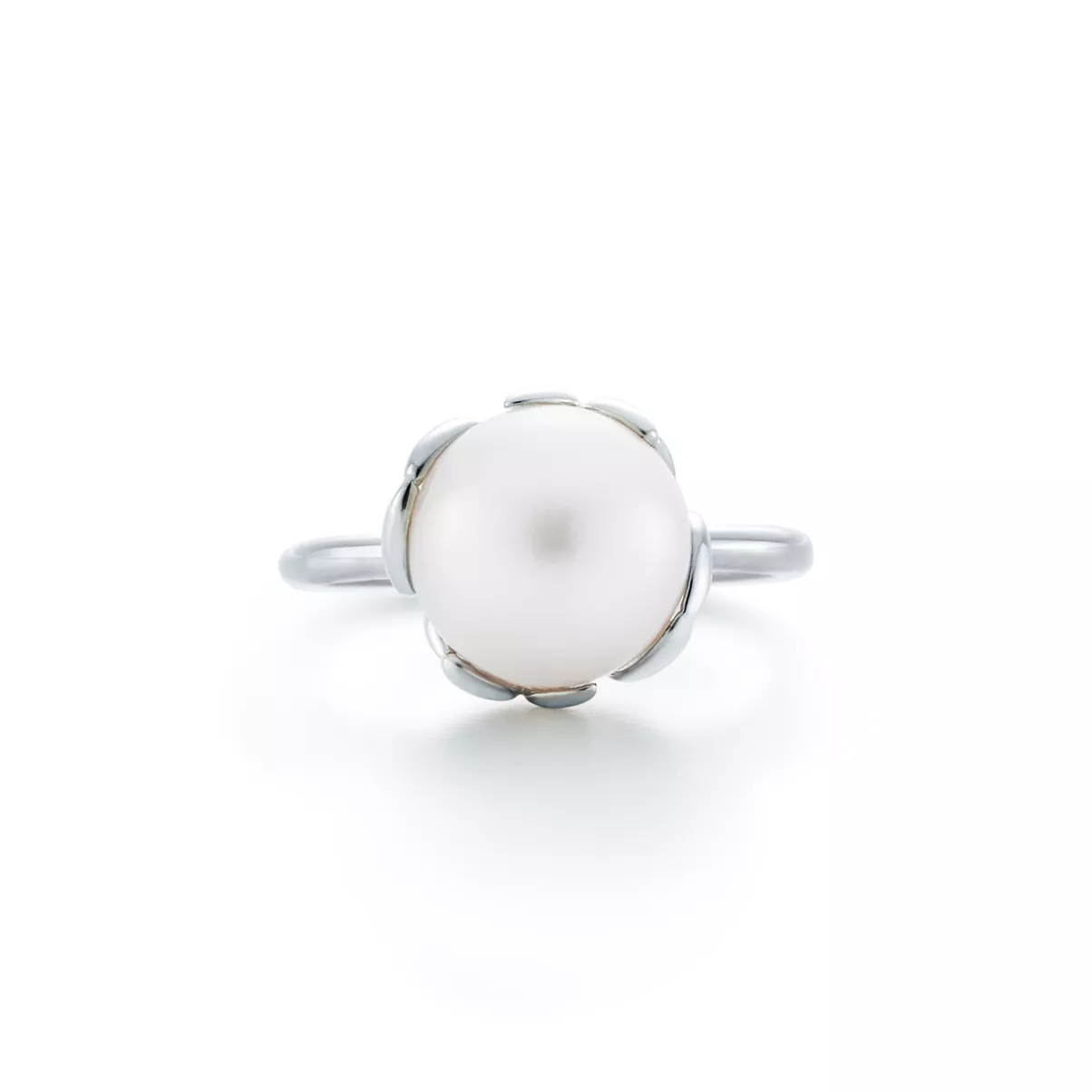 Olive Leaf Pearl Ring