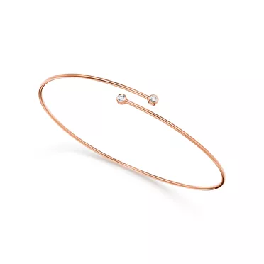 Elsa Peretti®:Diamond Hoop Single-row Bangle, 2