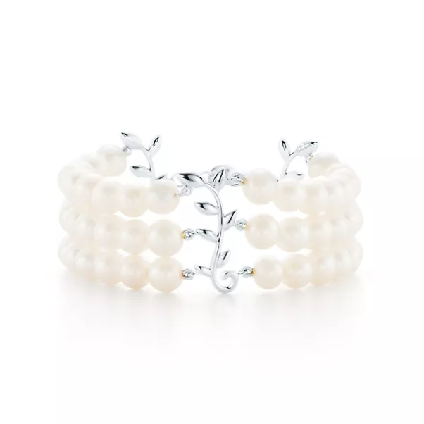  Olive Leaf dreireihiges Armband 