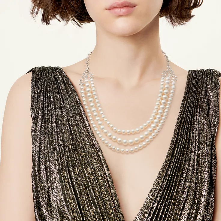 Paloma Picasso®:Olive Leaf Three-Row Necklace, 1