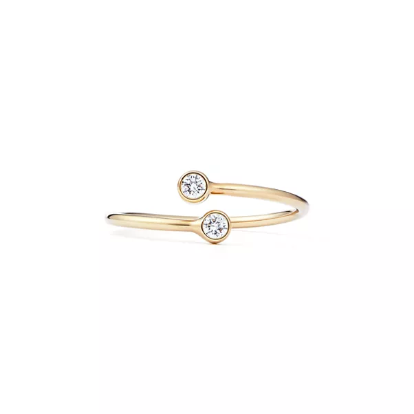 Diamond Hoop Ring 