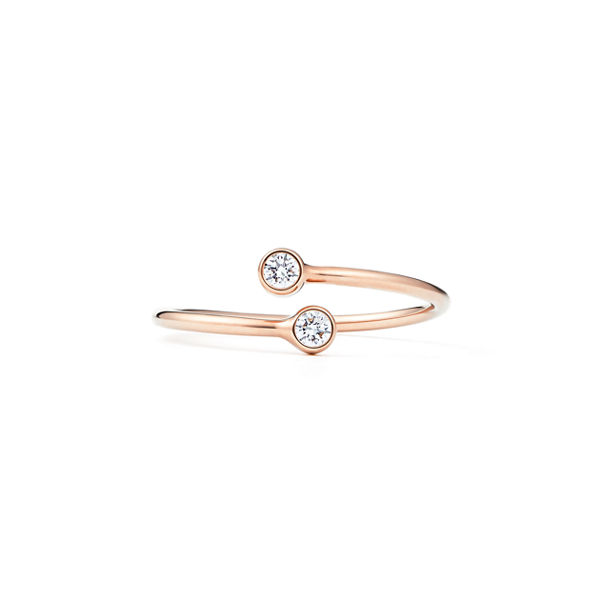 Elsa Peretti®:Diamond Hoop Ring 