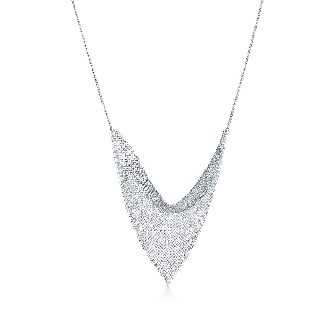 Elsa Peretti®:Mesh Triangle Necklace image number 0