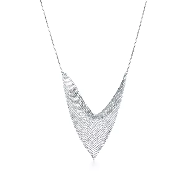 Mesh Triangle Necklace