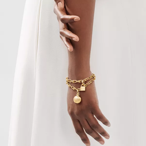 Small Wrap Bracelet in Yellow Gold