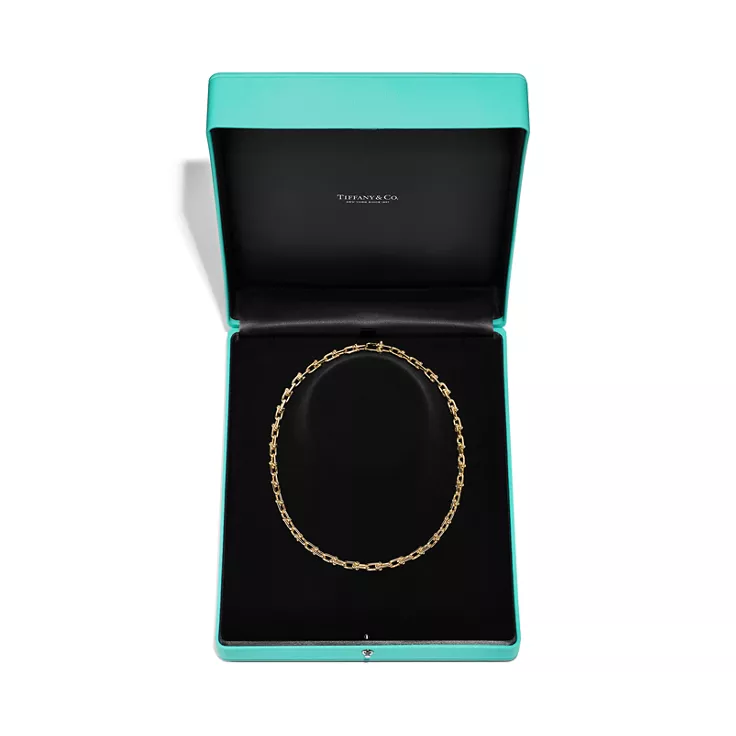 Tiffany HardWear:Small Link Necklace in Yellow Gold, 4