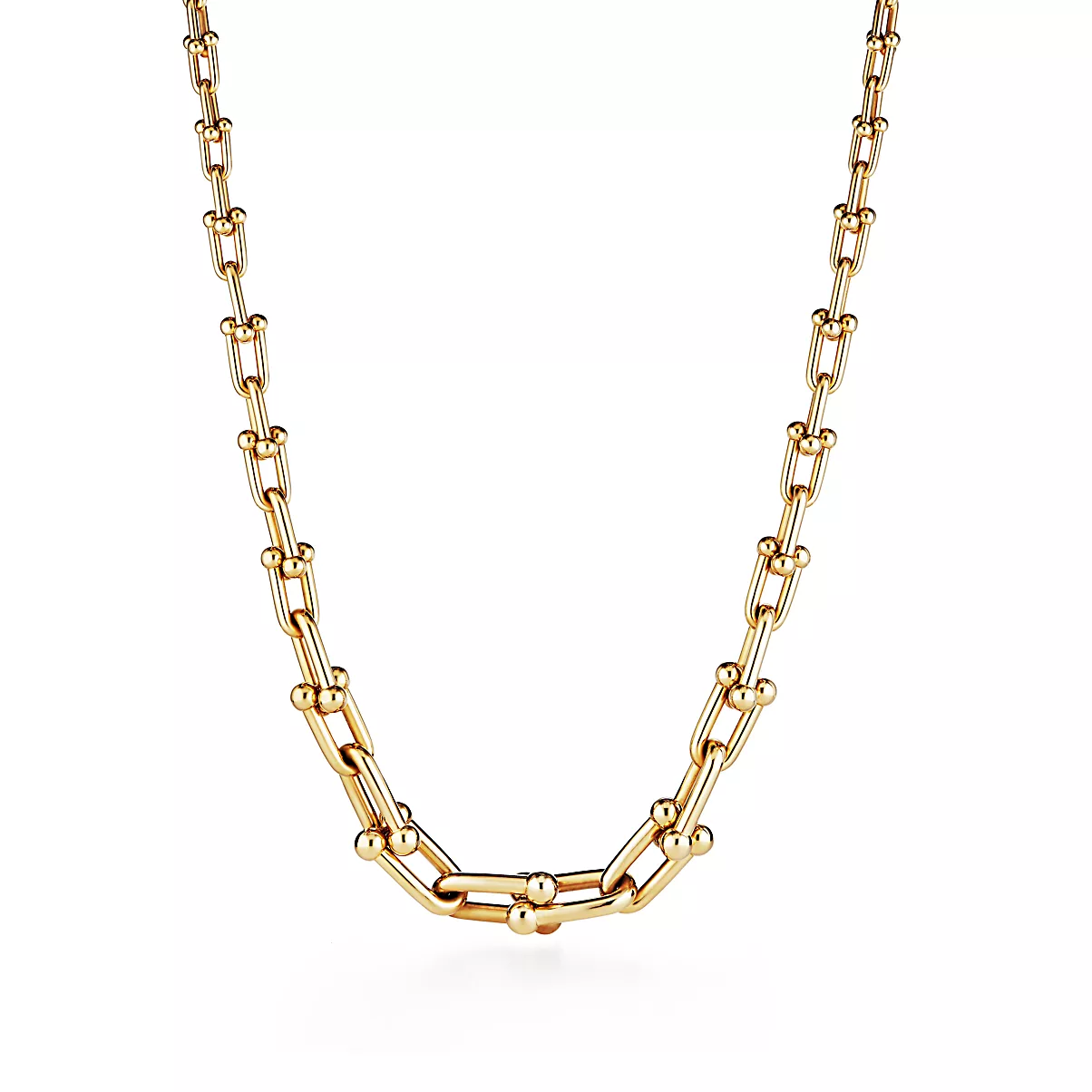 Tiffany HardWear Necklace 18K 옐로우 골드 No Gemstone One Scale