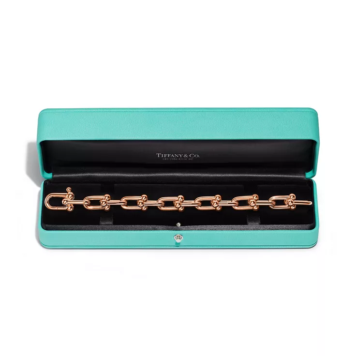 Tiffany HardWear:Large Link Bracelet in Rose Gold, 4