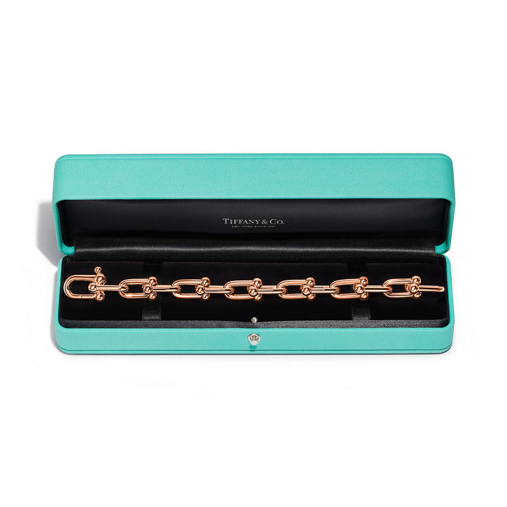 Collezione HardWear by Tiffany:Bracciale a maglie grandi in oro rosa numero immagine 4