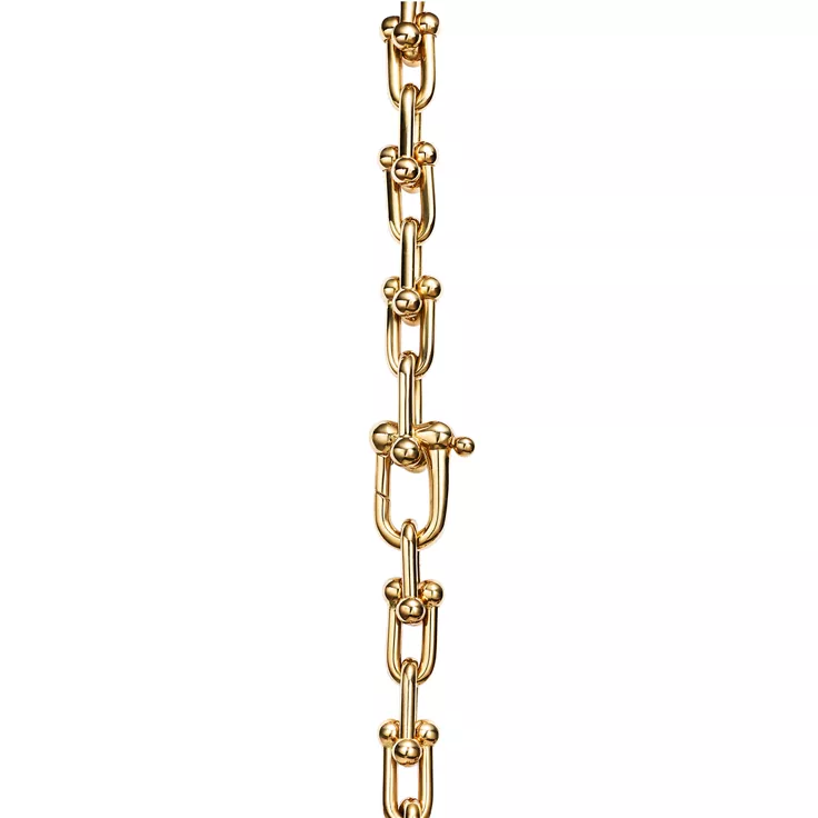 Tiffany HardWear:Bracelet à maillons taille Small en or jaune 18 carats, 5