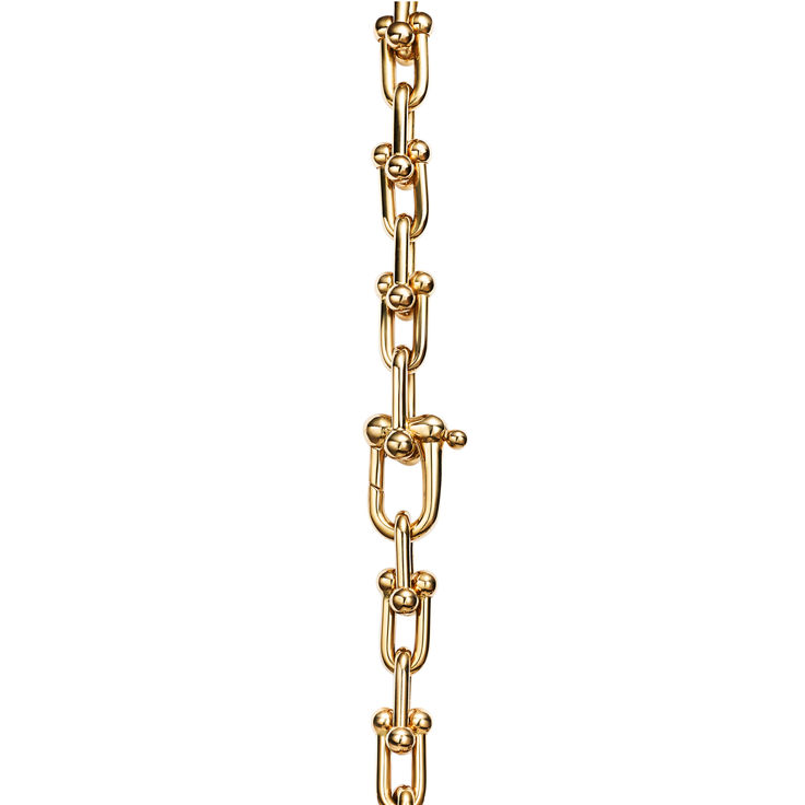 Tiffany HardWear:Bracelet à maillons taille Small en or jaune 18 carats numéro dimage {1}