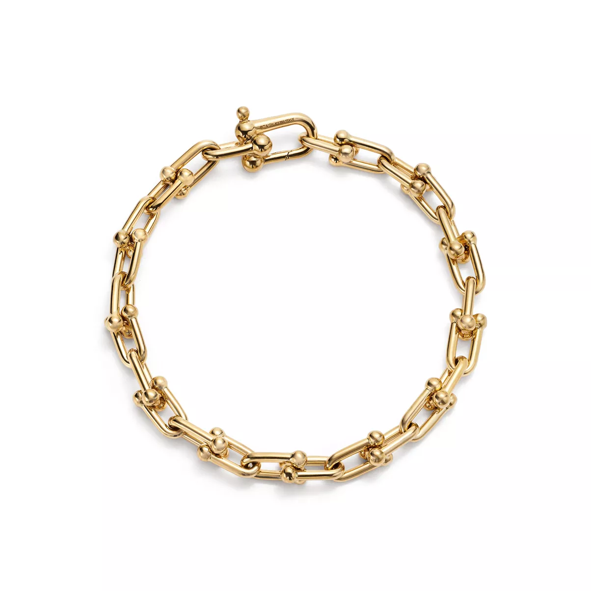 Kleines Gliederarmband in Gelbgold