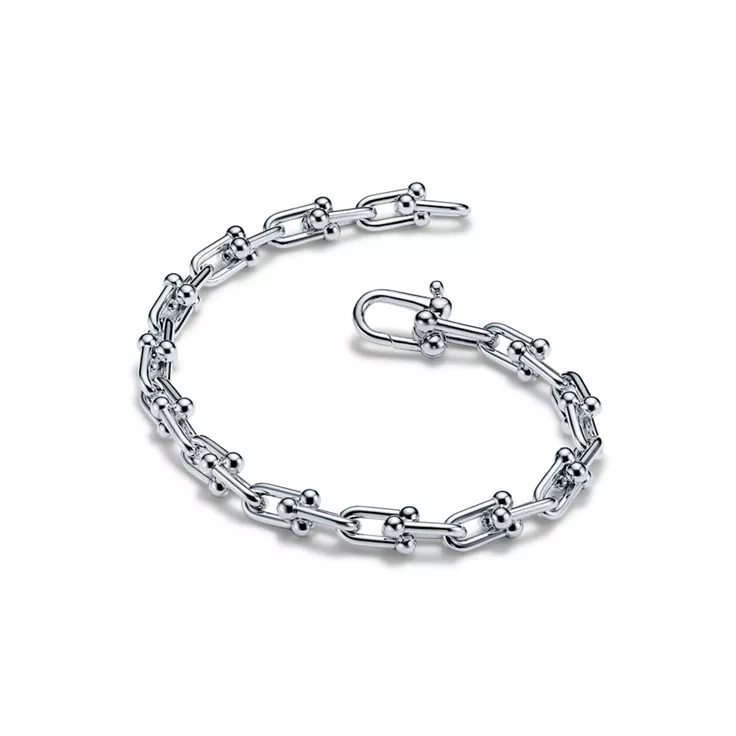 Collezione HardWear by Tiffany:Bracciale a maglie piccole in argento, 4