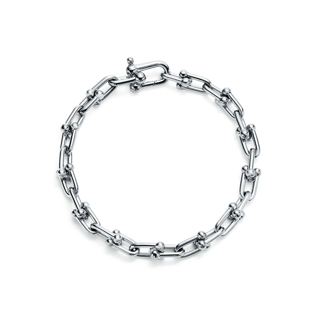 Small Link Bracelet in Sterling Silver