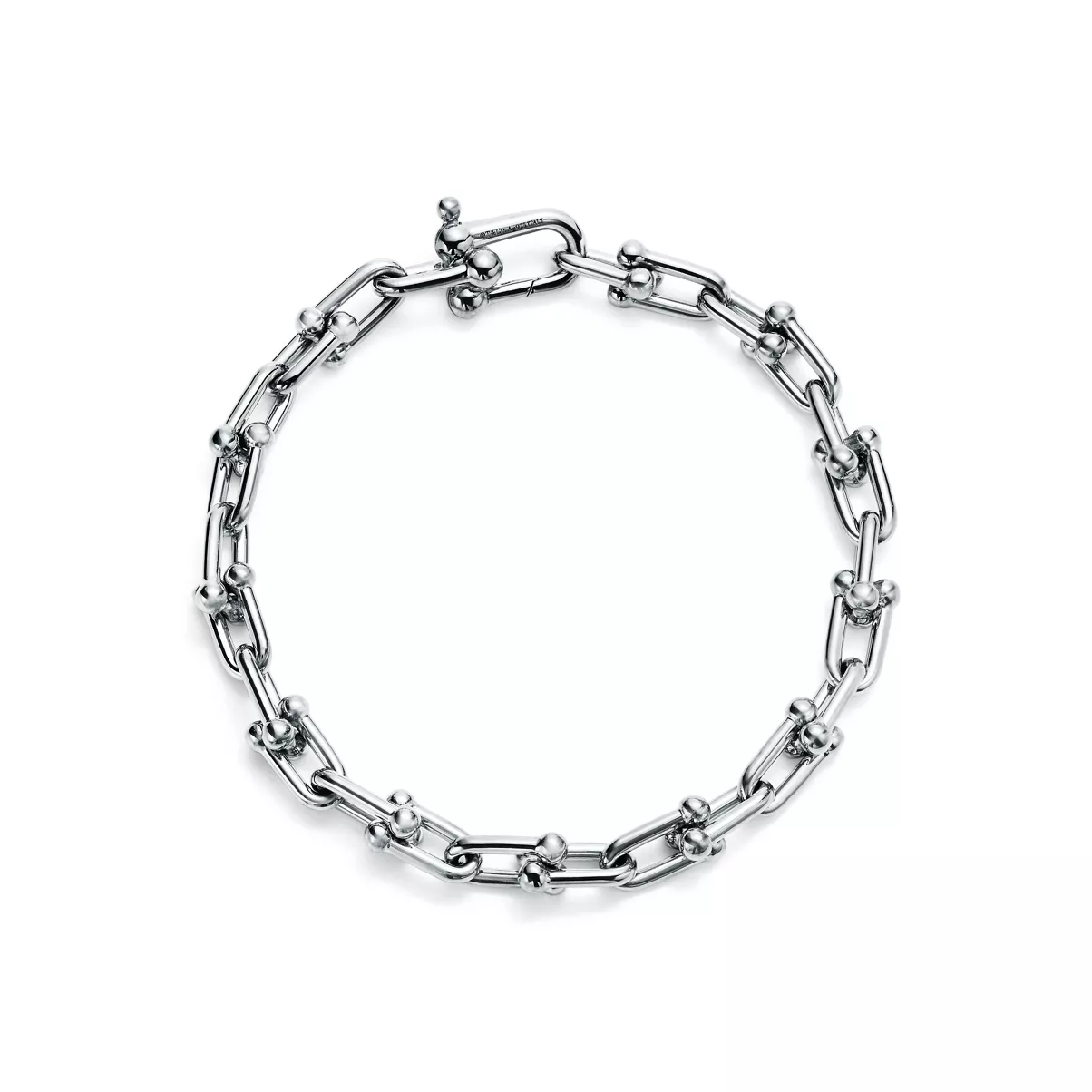 Small Link Bracelet in Sterling Silver