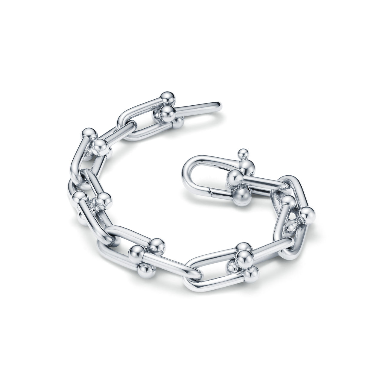 Tiffany HardWear:Bracelet à maillons larges en argent 925 millièmes numéro dimage {1}