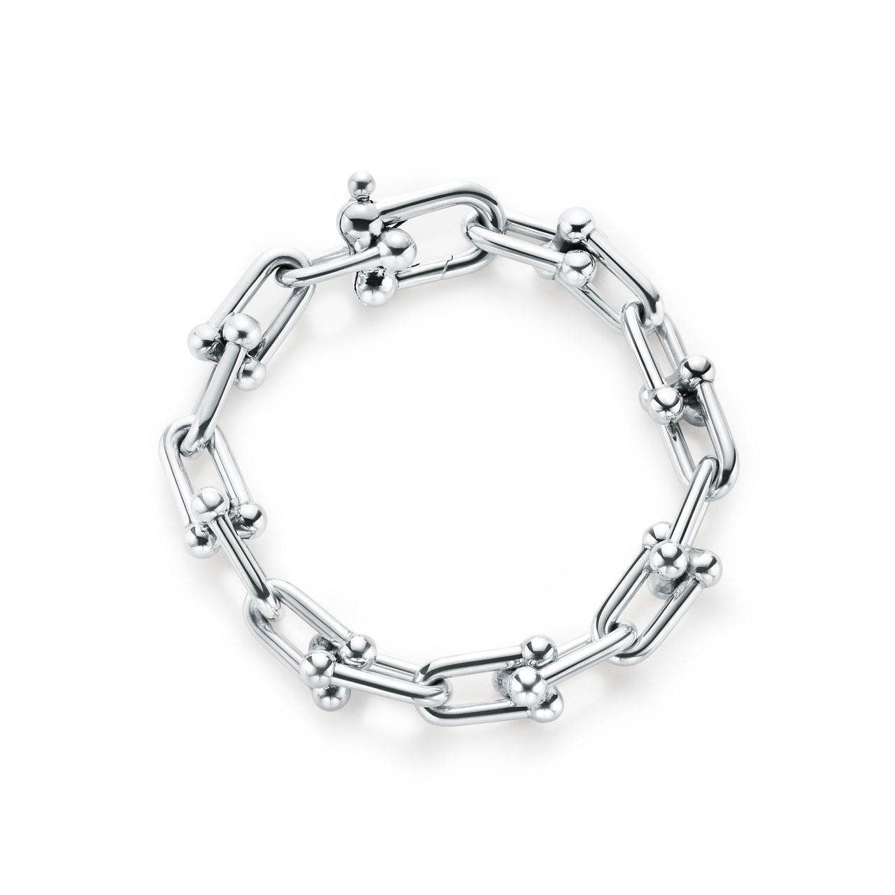 Tiffany HardWear:Bracelet à maillons larges en argent 925 millièmes numéro dimage {1}