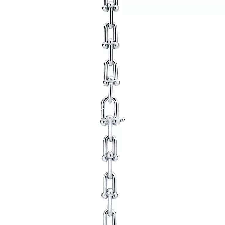 Tiffany HardWear:Graduated Link Necklace in Sterling Silver, 4