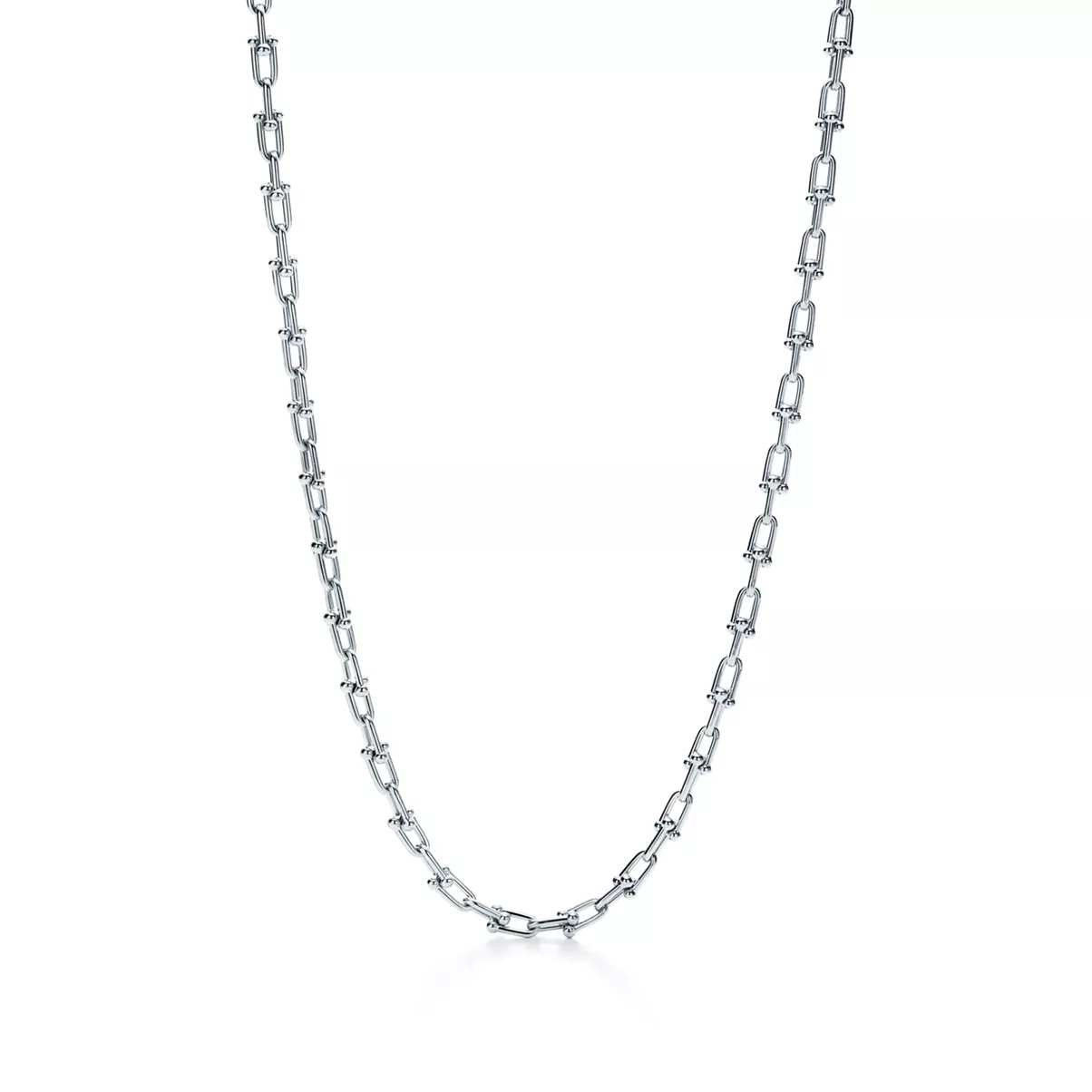 Small Link Necklace in Sterling Silver