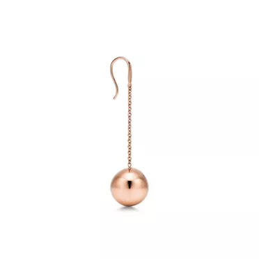 Collezione HardWear by Tiffany:Orecchini Ball Hook in oro rosa, 2