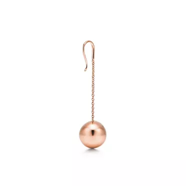 Collezione HardWear by Tiffany:Orecchini Ball Hook in oro rosa, 3