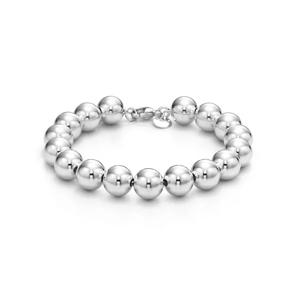 Bracciale Ball in argento, 10 mm