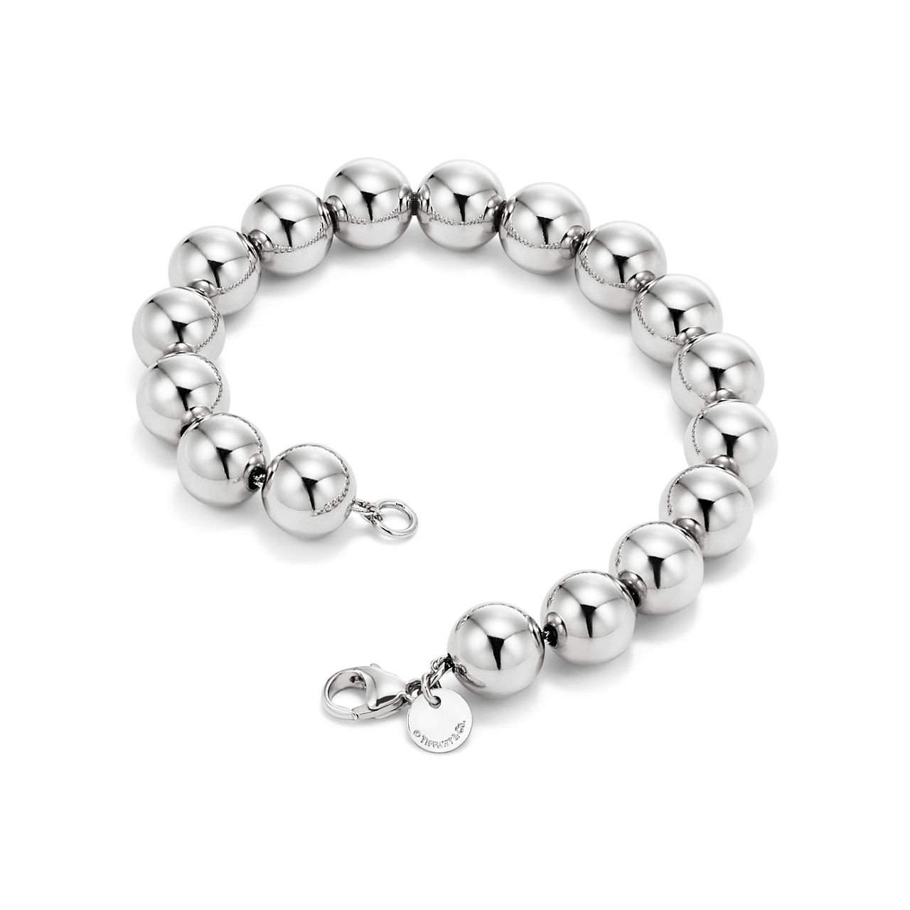 Collezione Return To ™:Bracciale Heart Tag Lovestruck in argento