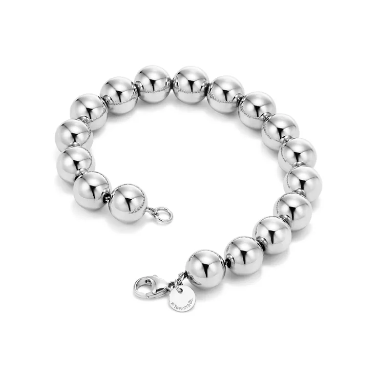 Tiffany HardWear:Ball Bracelet in Silver, 10 mm, 4