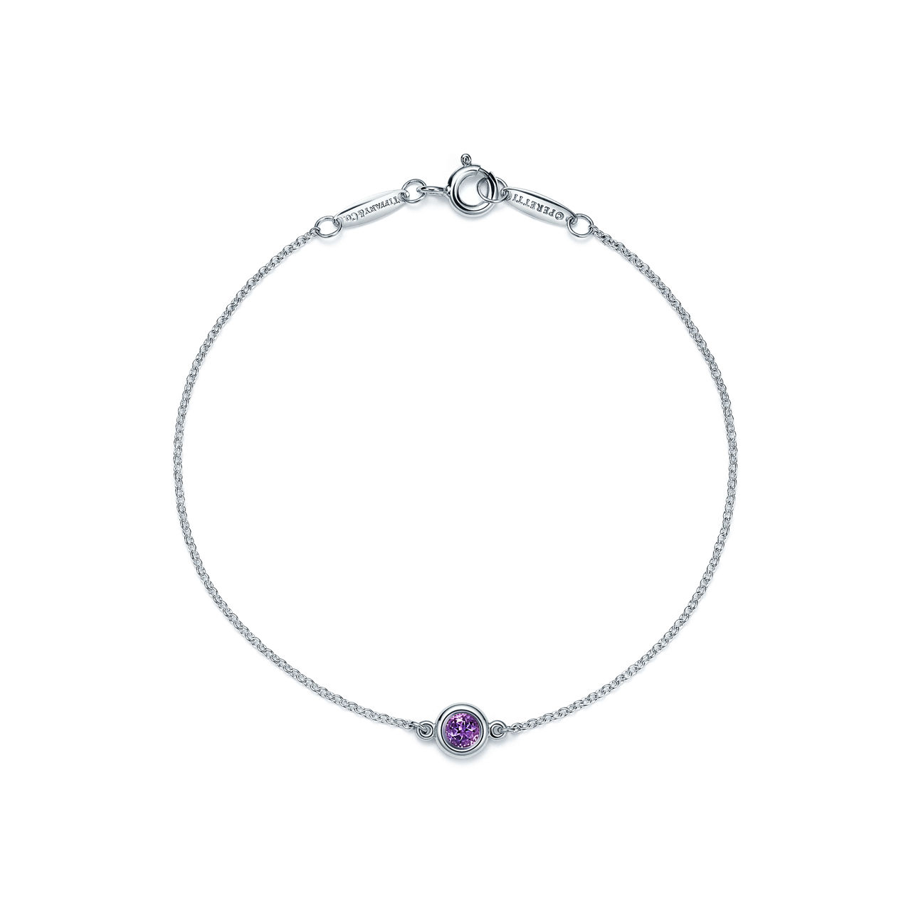 Elsa Peretti®:Color by the Yard Amethyst Bracelet in Silver image number 0