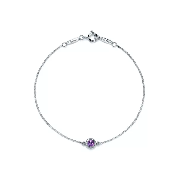 Color by the Yard Amethyst Bracelet in Silver