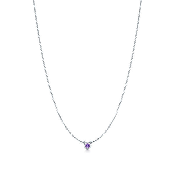 Elsa Peretti®:Color by the Yard Amethyst Pendant in Silver