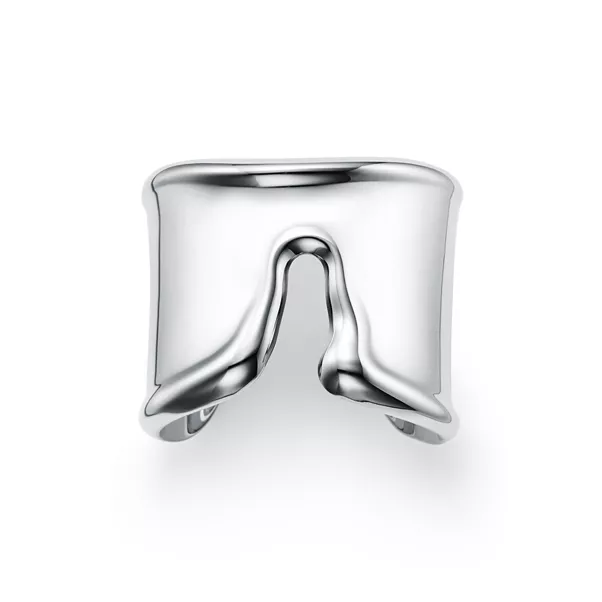Split Cuff in Sterlingsilber, Medium