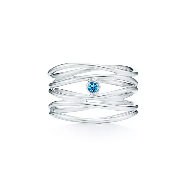 Wave fünfreihiger Ring 