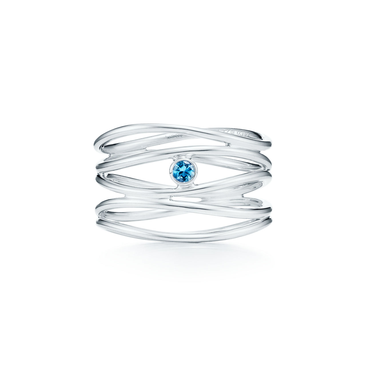 Anillo Wave de cinco vueltas 