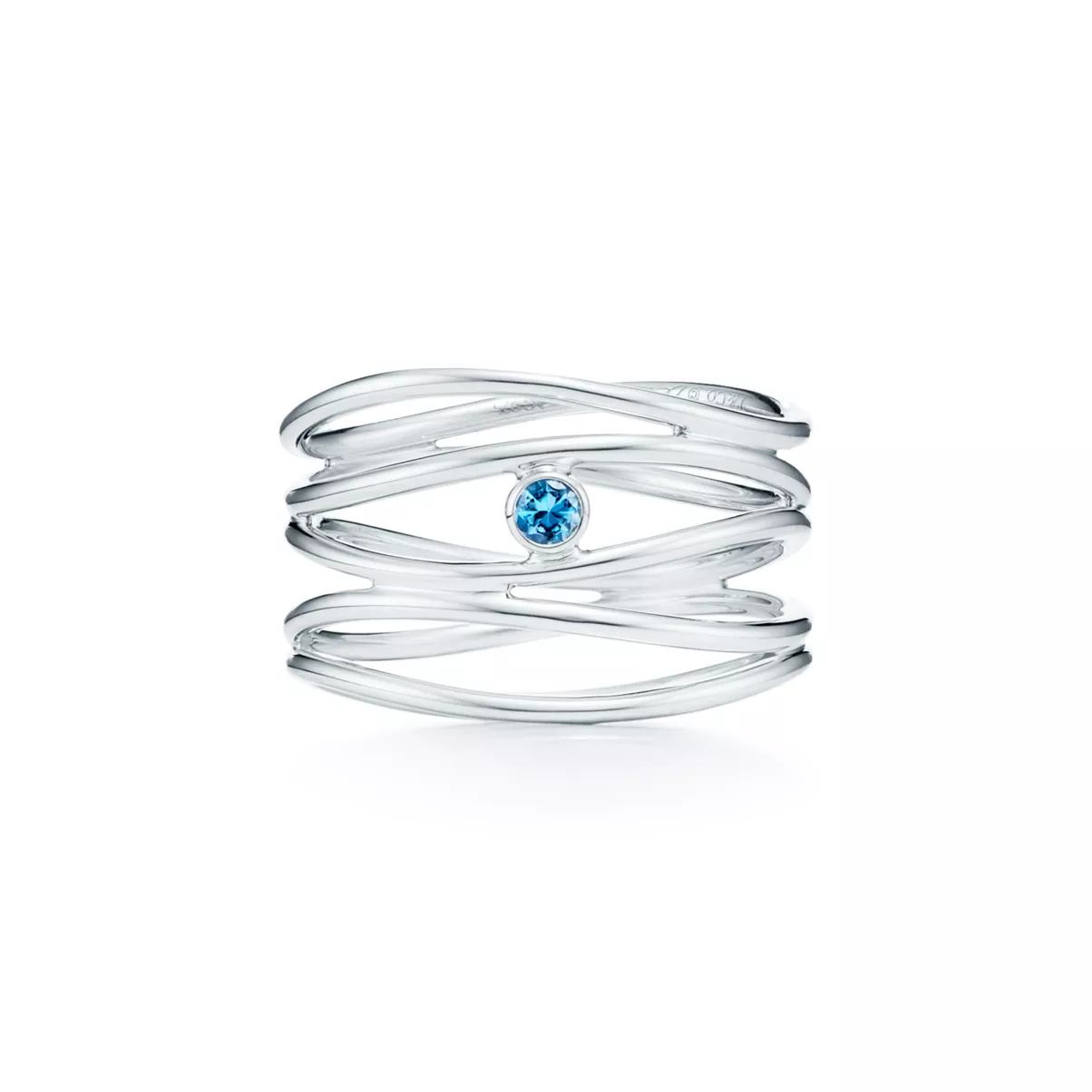 Wave Five-row Ring 