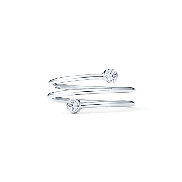 Elsa Peretti®:Diamond Hoop Ring 