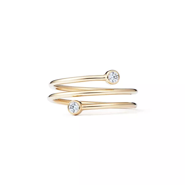 Diamond Hoop Ring 