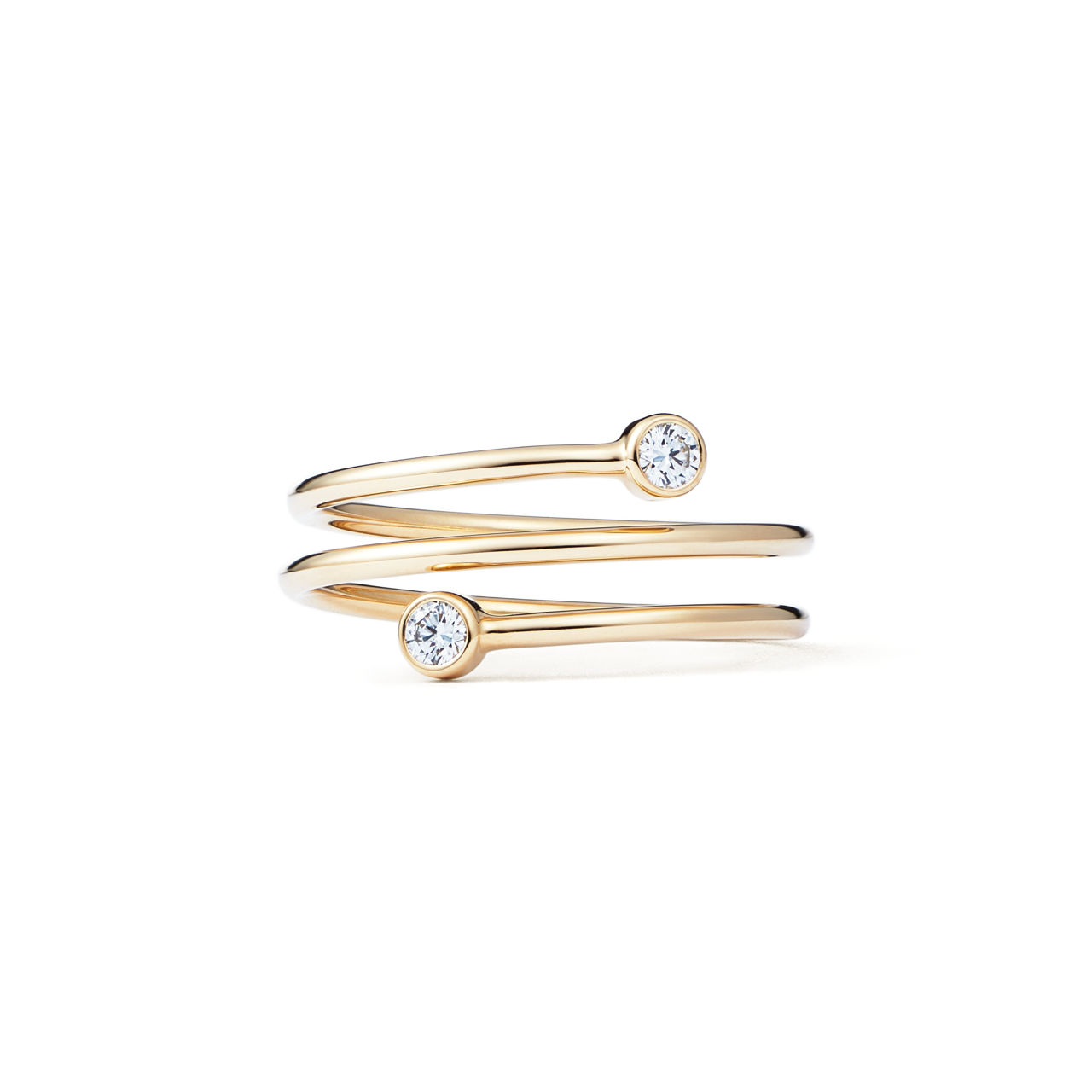 Diamond Hoop Ring 