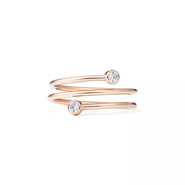 Diamond Hoop Ring 