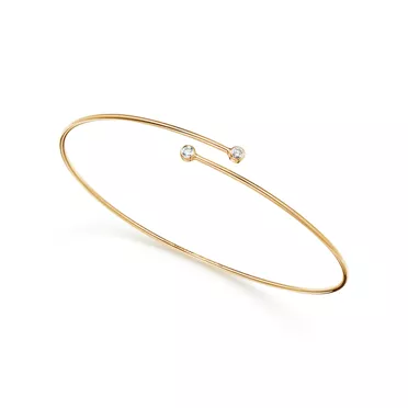 Elsa Peretti®:Diamond Hoop Single-row Bangle, 2