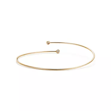 Elsa Peretti®:Diamond Hoop Single-row Bangle, 3