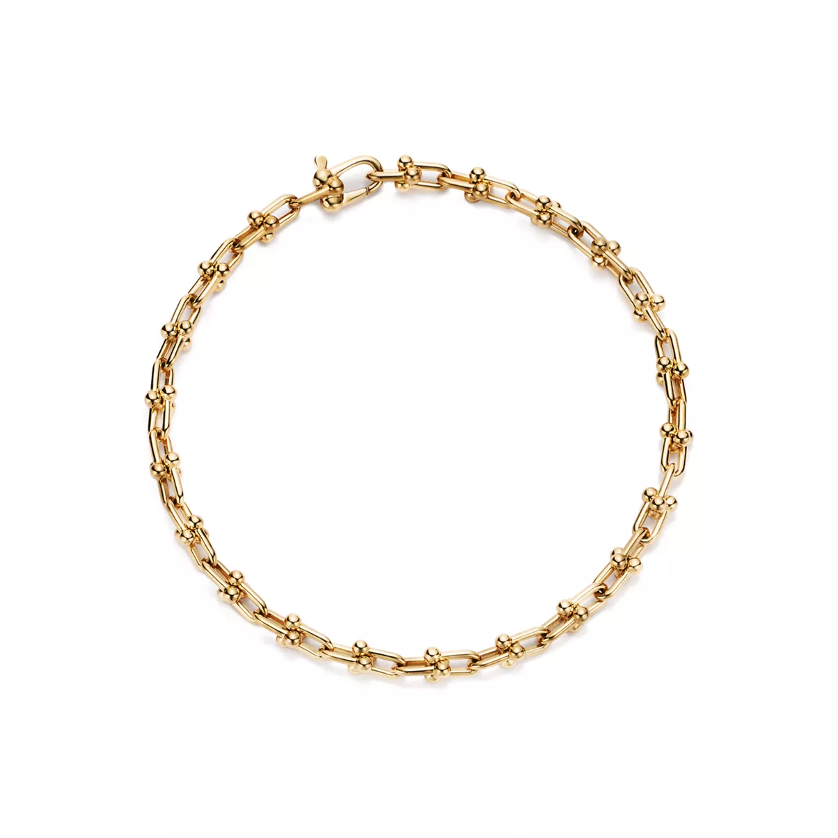 Micro Link Bracelet in Yellow Gold