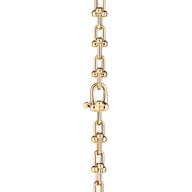 Tiffany HardWear:Bracelet à micro-maillons en or jaune 18 carats numéro dimage {1}